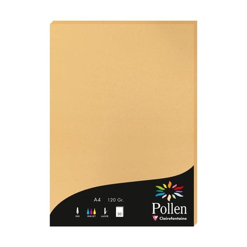 PAPEL CLAIREFONTAINE POLLEN A4 50h CARAM