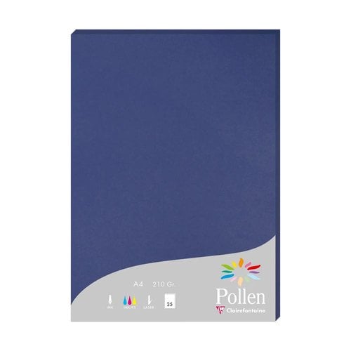 PAPEL CLAIREFONTAINE POLLEN A4 25h AZUL