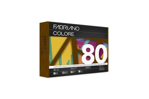 PAPEL COLOR A4 COLORE 80g 500h MARRON