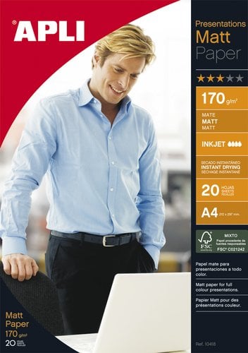P.INKJET APLI MATE A4 170g 20h