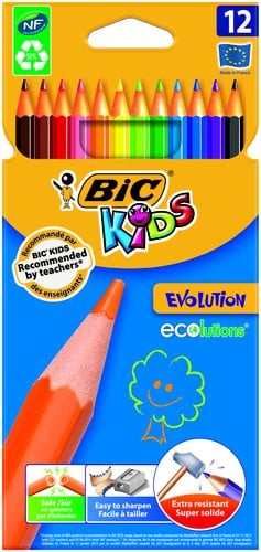 LAPICES COLOR BIC EVOLUTION est.12