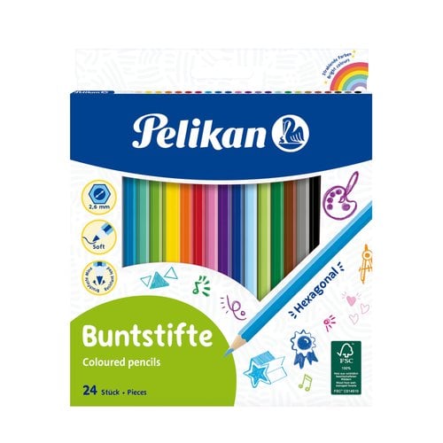 LAPICES COLOR PELIKAN est.24