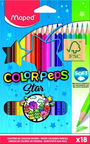 " 183218FC LAPICES COLOR MAPED COLOR""PEPS est.18