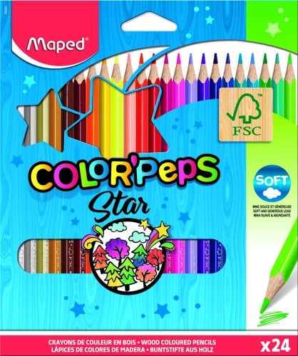 " 183224FC LAPICES COLOR MAPED COLOR""PEPS est.24