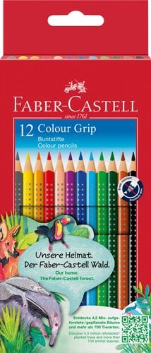 LAPICES ACLB.FABER COLOUR GRIP est.12
