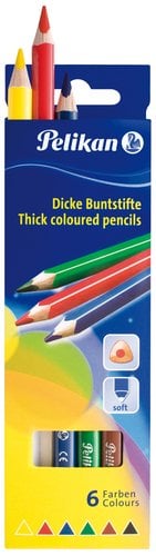 LAPICES COLOR PELIKAN TRIANGULAR est. 6