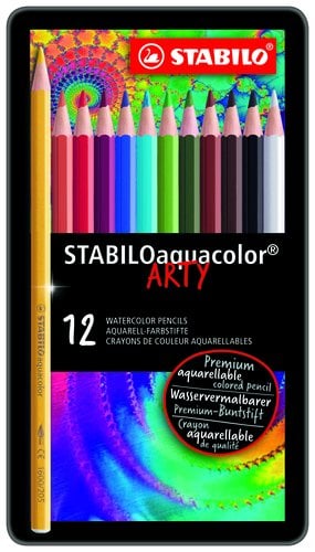 LAPICES ACLB.STABILO AQUACOLOR e.MET.12
