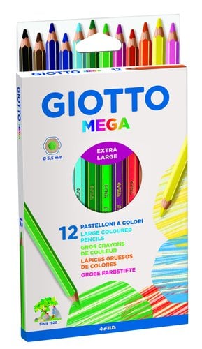 LAPICES COLOR GIOTTO MEGA est.12