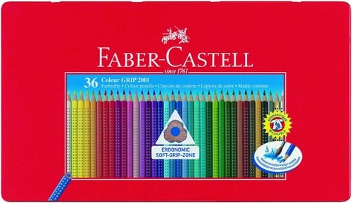 LAPICES ACLB.FABER COLOUR GRIP est.MT.36