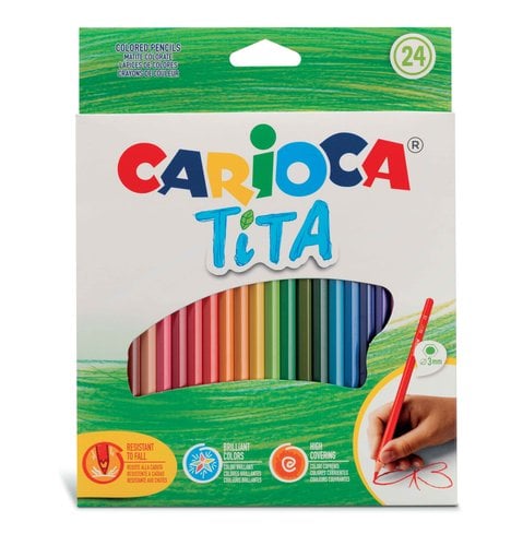 LAPICES COLOR CARIOCA TITA HEX. est.24