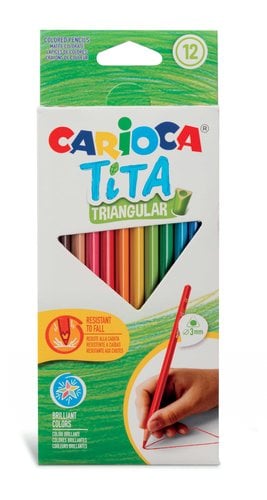 LAPICES COLOR CARIOCA TITA TRI. est.12