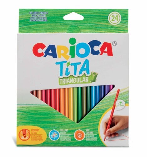 LAPICES COLOR CARIOCA TITA TRI. est.24
