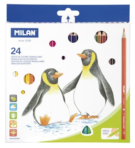 LAPICES COLOR MILAN ERGO GRIP Est. 24