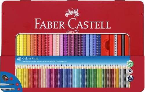 LAPICES ACLB.FABER GRIP est.METAL de 48