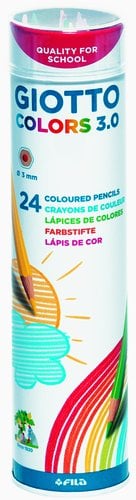 LAPICES GIOTTO COLORS 3.0 Bote met. 24 u