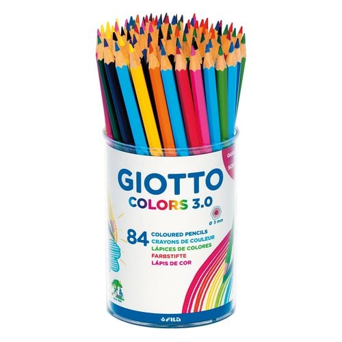 LAPICES GIOTTO COLORS 3.0 Bote 84 ud