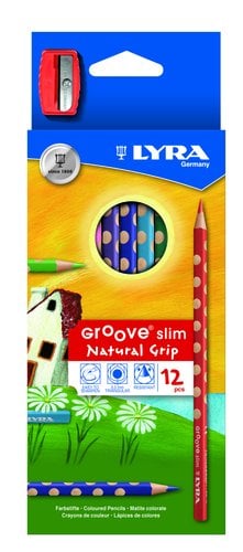 LAPICES COLOR LYRA GROOVE SLIM e.12 c/AF