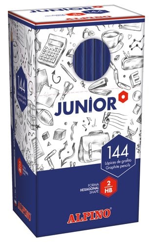LAPIZ JUNIOR GRAFITO CON CABECILLA C/144