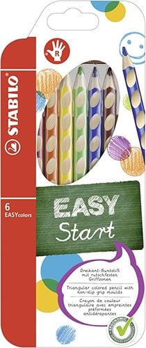 LAPICES COLOR STABILO EASY C. DIESTRO 6