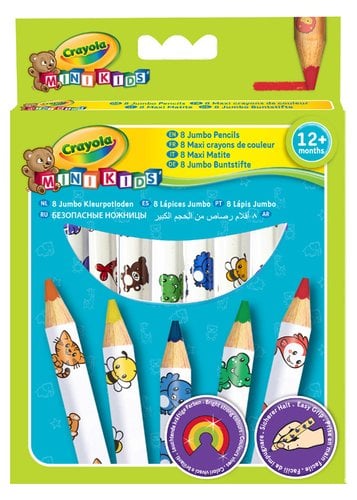 LAPICES COLOR CRAYOLA JUMBO DECOR.est.8