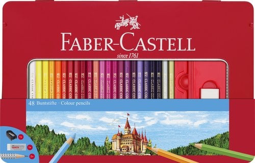 LAPICES COLOR FABER est.METAL 48