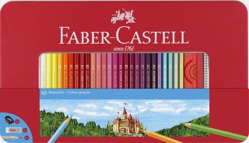 LAPICES COLOR FABER est.METAL 60