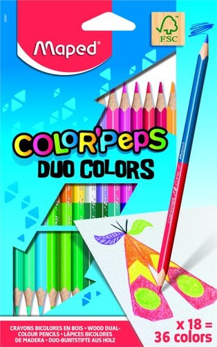 " 829601FC LAPICES COLOR MAPED COLOR""PEPS DUO es.