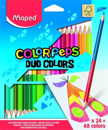 " 829602FC LAPICES COLOR MAPED COLOR""PEPS DUO es.