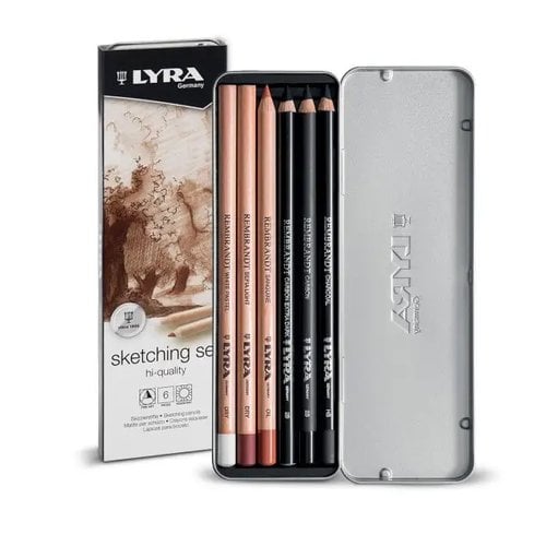 LAPICES LYRA REMBRANDT SET ESBOZO C/6