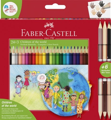 LAPICES COLOR FABER est.24+3 BICOLOR