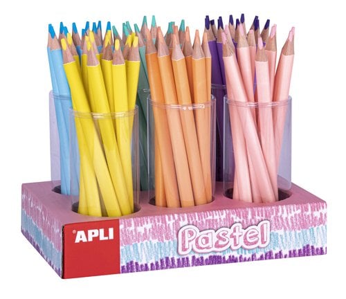 LAPIZ APLI JUMBO PASTEL TRI. EXP.108