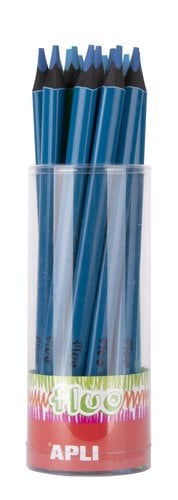 LAPIZ APLI JUMBO FLUOR TRI. AZUL