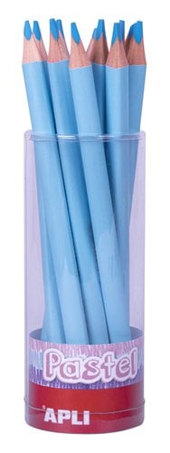 LAPIZ APLI JUMBO PASTEL TRI.AZUL
