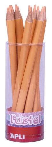 LAPIZ APLI JUMBO PASTEL TRI.SALMON
