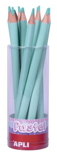 LAPIZ APLI JUMBO PASTEL TRI.VERDE