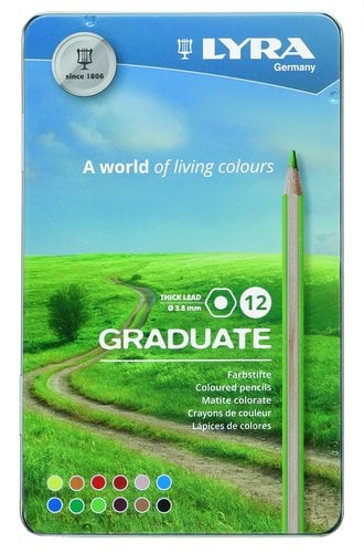 LAPICES COLOR LYRA GRADUATE EST.12