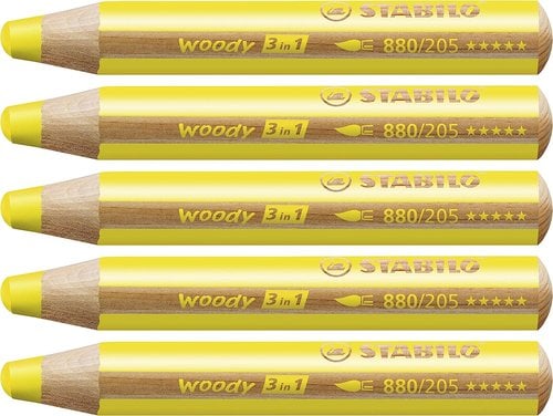 LAPICES STABILO WOODY 3 en 1 AM. EST.5