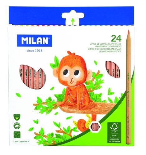 LAPICES COLOR MILAN HEXAGONAL Est. 24
