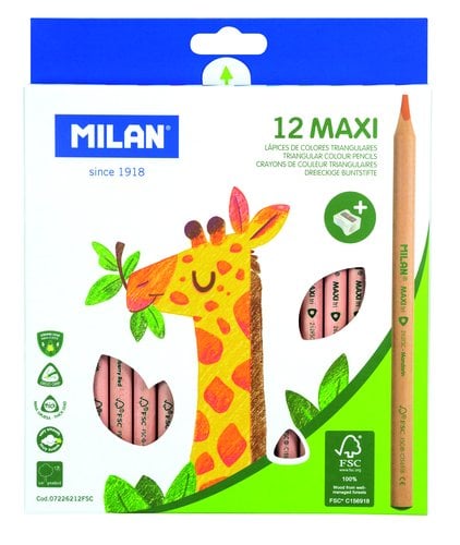 LAPICES COLOR MILAN MAXI TRIANGULA Es