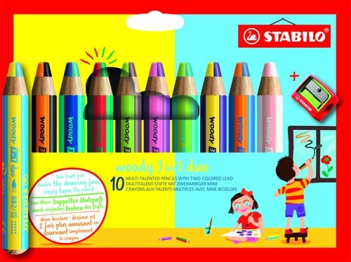 LAPICES COLOR STABILO WOODY 3 EN 1 E/10