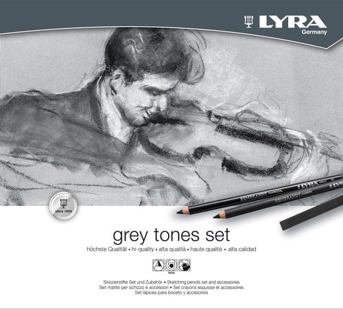 SET LYRA REMBRANDT T. GRISES C/25