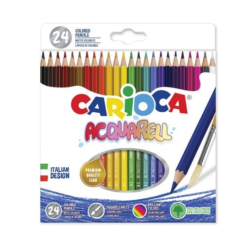LAPICES ACLB. CARIOCA ACQUARELL CAJA 24