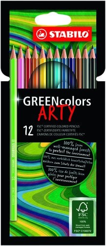 LAPICES COLOR STABILO GREEN COLOR C/