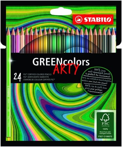 LAPICES COLOR STABILO GREEN COLOR C/