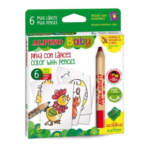 LAPICES COLOR ALPINO BABY est.6