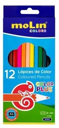 LAPICES COLOR MOLIN HEX. est.12