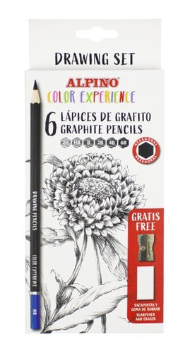 LAPIZ ALPINO GRAFITO COL.EXPERIENCE C/6
