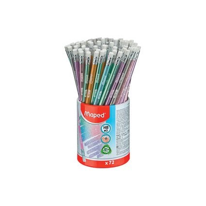 LAPIZ MAPED DECO GLITTER - 2 HB B/72