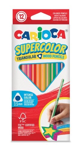 LAPICES COLOR CARIOCA SUPERC.TRI. C/12