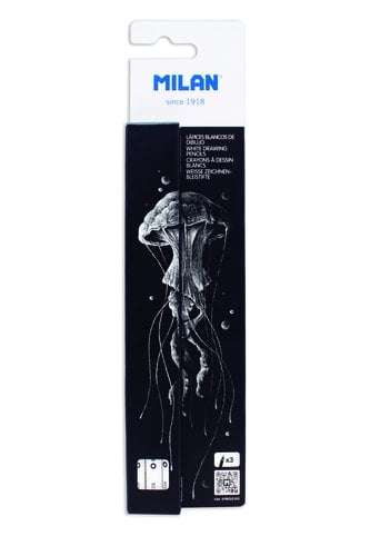 LAPICES MILAN DIBUJO 4 mm BLANCOS EST.3